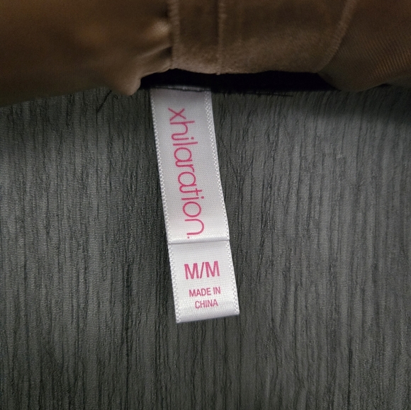 Xhilaration Black Sheer 1/2  sleeved Women's Top elastic waist with drop bottom - Picture 7 of 15